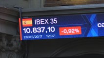 El Ibex 35 amplía sus pérdidas al mediodía y pone en peligro los 10.800 puntos