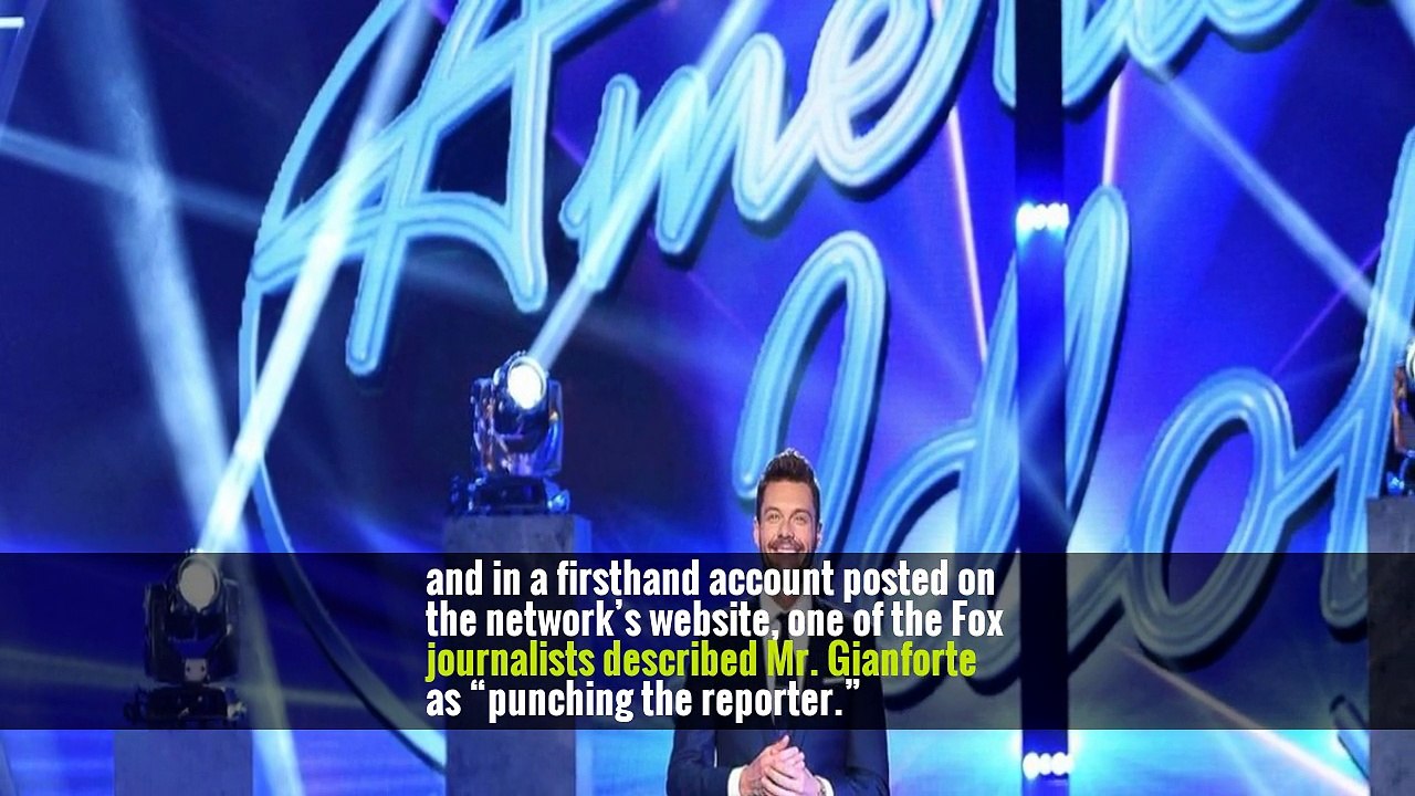 Members of a Fox News television crew witnessed the encounter,