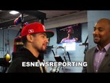 DANNY GARCIA in his gym closing camp for Guerrero Fight - EsNews Boxing