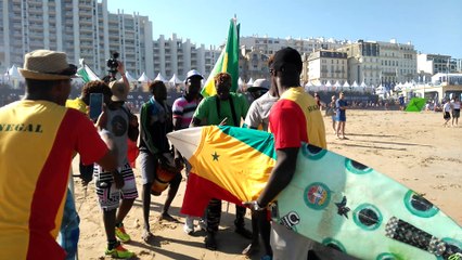 L'équipe du Sénégal aux Mondiaux de surf 2017 à Biarritz