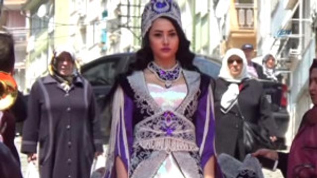 62 Bin İncili Nilüfer Hatun Kaftanı Göz Kamaştırıyor