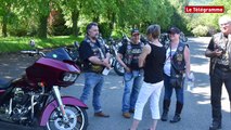 Guerlédan (22). Harley Davidson : rassemblement de 240 bikers