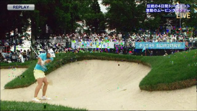 【ゴルフスイング】女子プロたちのゴルフスイング スロー再生(サントリーレディスオープン)