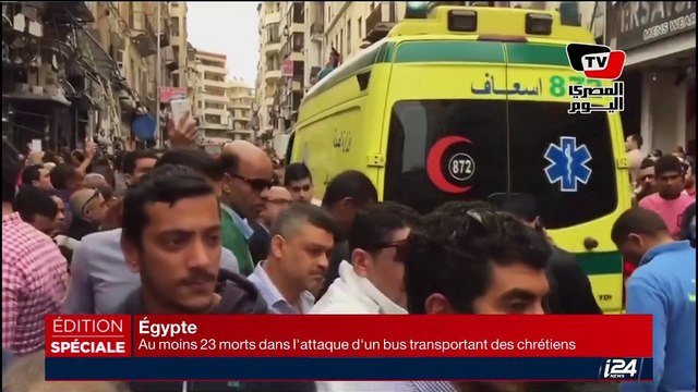 Egypte: Une attaque d'un bus transportant des chrétiens fait au moins 23 morts