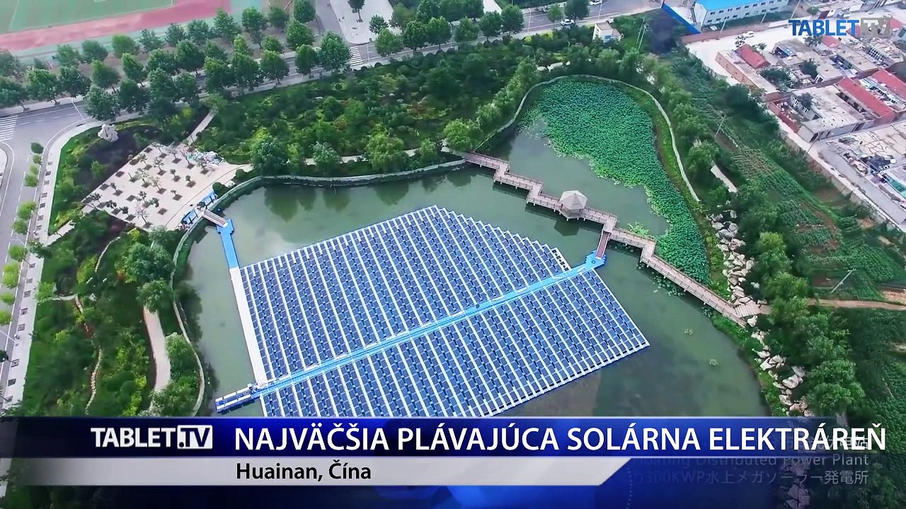 Najväčšia plávajúca solárna elektráreň je v Číne