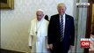 Awkward moment Pope slaps Trump's hand