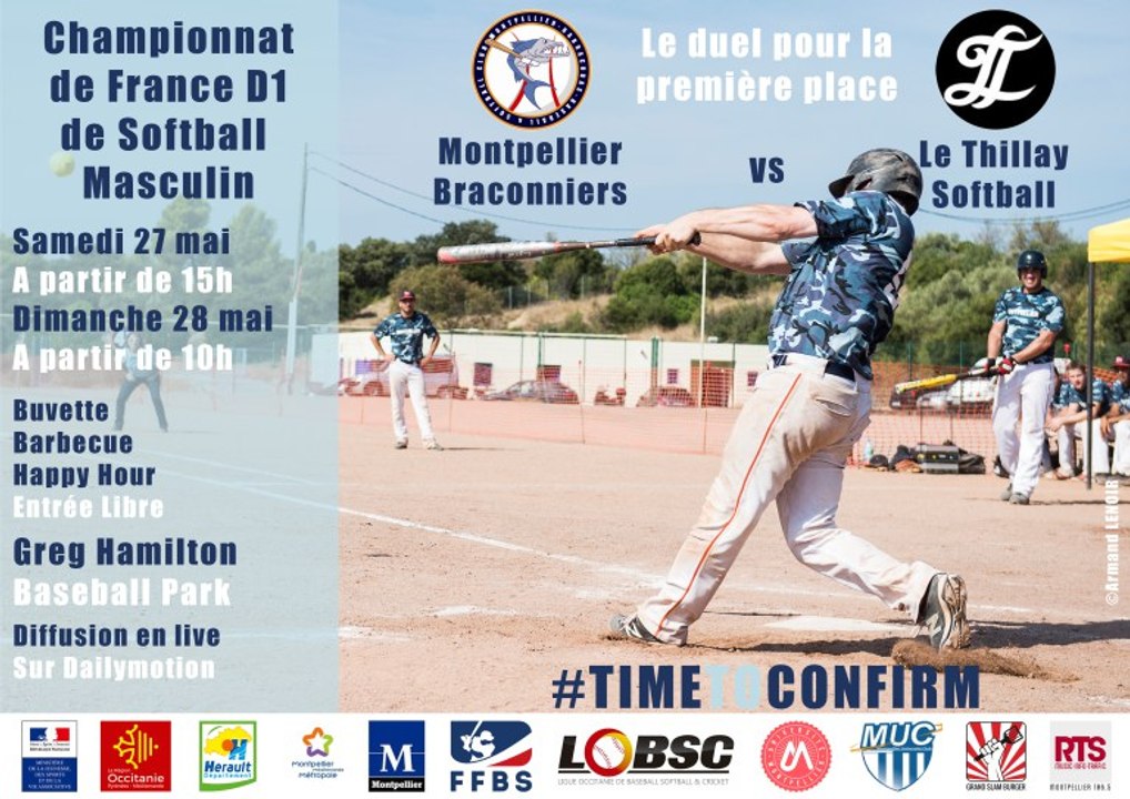 4ème journée D1 Softball Masculin : Braconniers vs. Le Thillay