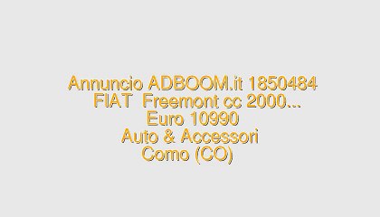 FIAT  Freemont cc 2000...