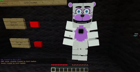 Minecraft 1.10.2 Playing Five Nights at Freddy's Sister Location Map by Billy