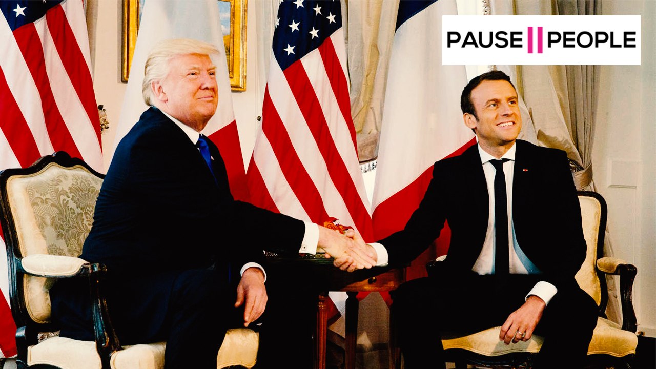 La rencontre entre Donald Trump et Emmanuel Macron