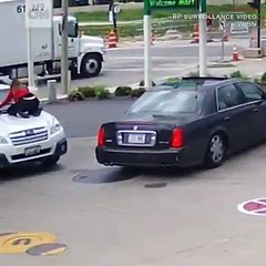 Elle se fait voler sa voiture, mais sa réaction va vous surprendre !