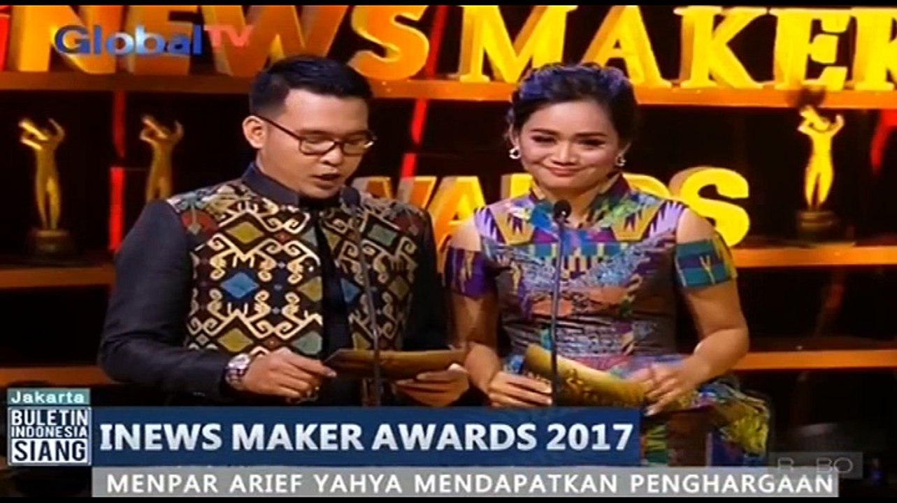 Menpar Arief Yahya Dapat Penghargaan pada Inews Maker Awards 2017