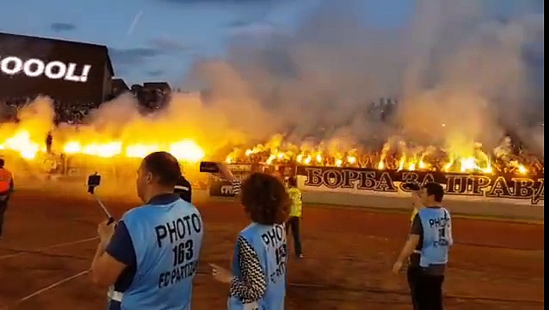 How to celebrate winning the league, Balkan style... #TheresNoPlaceLikeBelgrade