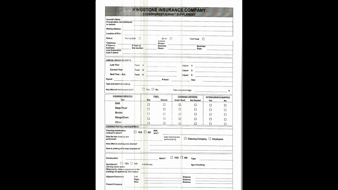 Kingstone Cooking Restaurant Supplement