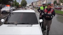 Sivas Jandarma ve Polisten Ortak Trafik Uygulaması