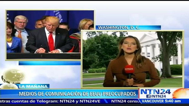 Medios de comunicación de EE. UU. preocupados ante lo que consideran como medida para coartar la libertad de expresión