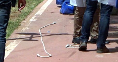 Bisiklet Yoluna Bağlanan İpe Takılan Motosikletlinin Kafası Koptu