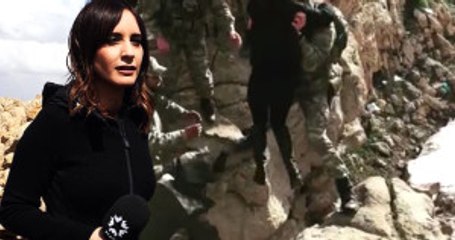 Nazlı Çelik, Teröristlerin Kaldığı Mağaradan Karşıya Askerin Kucağında Geçti