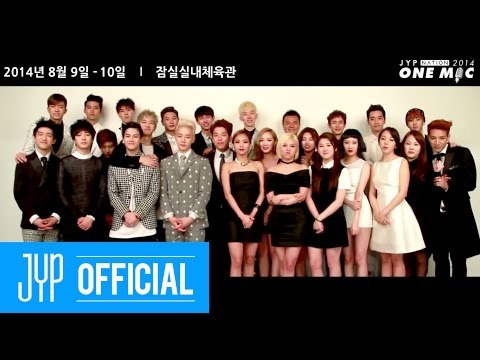 2014 JYP NATION ONE MIC Invitation Video