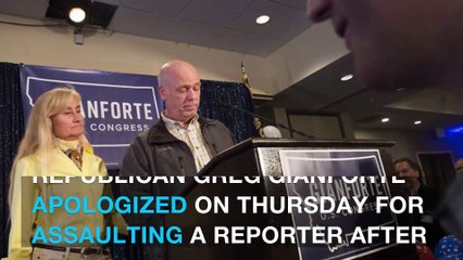 Greg Gianforte apologizes for assault after winning race