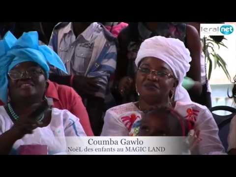 Coumba Gawlo NoëL des enfants au MAGIC LAND