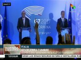 Países del G7 celebran su cumbre en Taormina, Italia