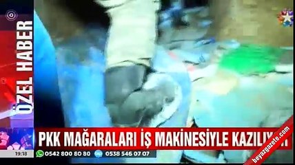 PKK'lı teröristler iş makineleriyle aranıyor