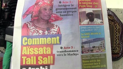 CAMERA DE AS : REVUE DE PRESSE POPULAIRE - Du 22 au 26 Mai 2017