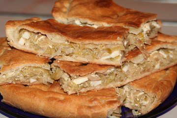 Как приготовить пирог с капустой и яйцом