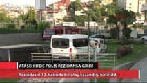 Ataşehir'de bir rezidansın çevresinde polis hareketliliği