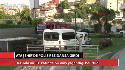 Download Video: Ataşehir'de bir rezidansın çevresinde polis hareketliliği