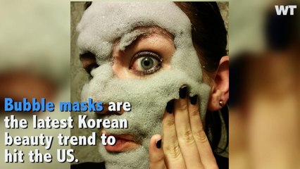 Bubble Masks Cover Your Face With Bubbly Oxygen!
