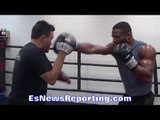 Jean Pascal SHOWS OFF SLOW & THUDDING POWER right after SPARRING 