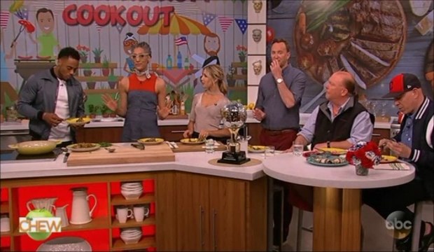 Rashad Jennings & Emma Slater Cooks Up A Storm On The Chew