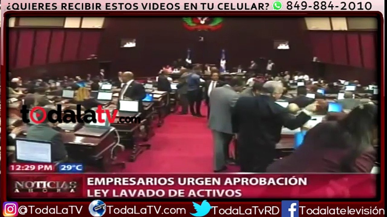 Empresarios urgen aprobación ley de lavado de activos-Noticias Ahora-Video