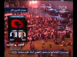 #مصر_تنتخب | احتفالات بميادين مصر بعد ظهور المؤشرات الأولية للانتخابات الرئاسية