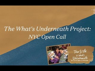 A Chance to Participate in The What's Underneath Project!