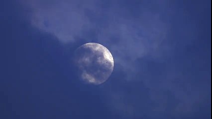 Moon in Cloudy Night Sky 2