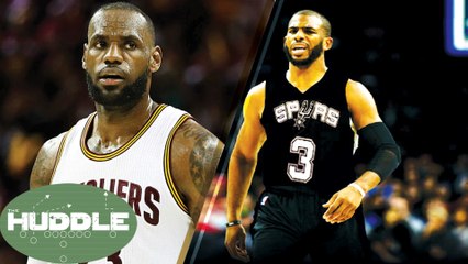 LeBron James BREAKS MJ's Playoff Record, Chris Paul to the Spurs? -The Huddle