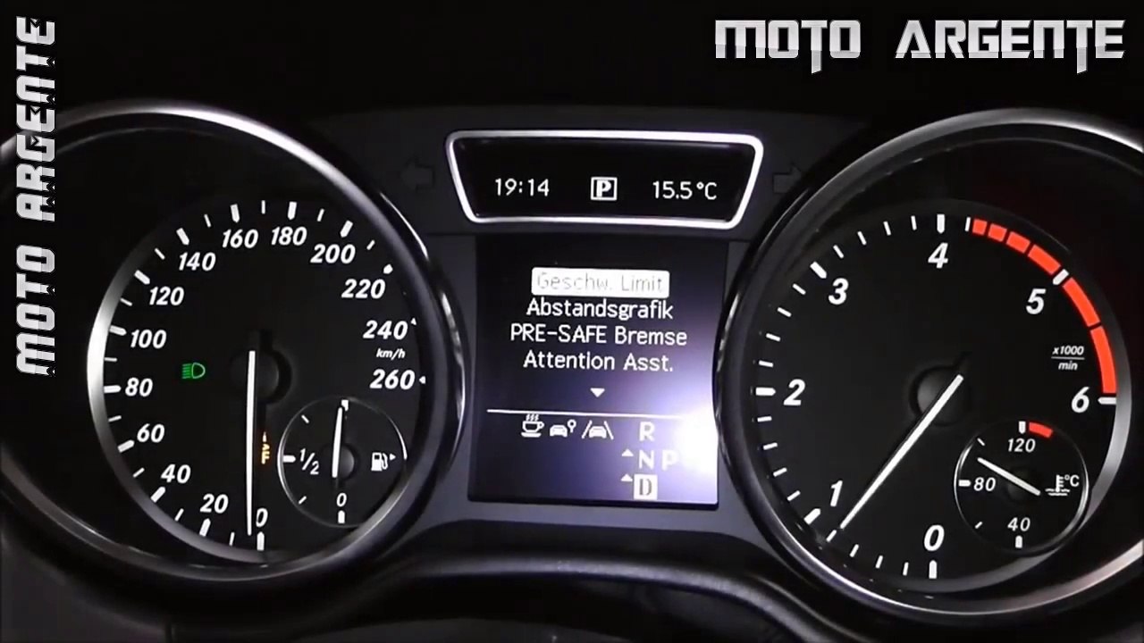 Mercedes ML 350 BlueTEC 4MATIC 258 Accélération 0 à 100 km_h