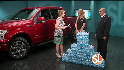 Ford's 5th Annual Fill an F-150 Water Drive benefiting The Salvation Army