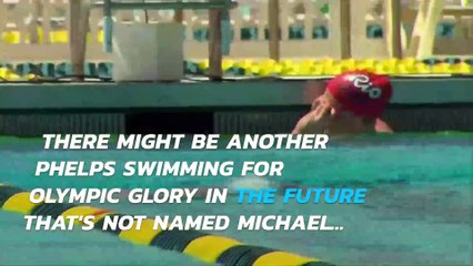 Michael Phelps taking (baby) steps towards Olympic return