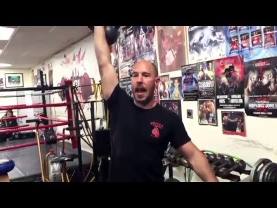 Kettlebell exercise with Brandon Krause