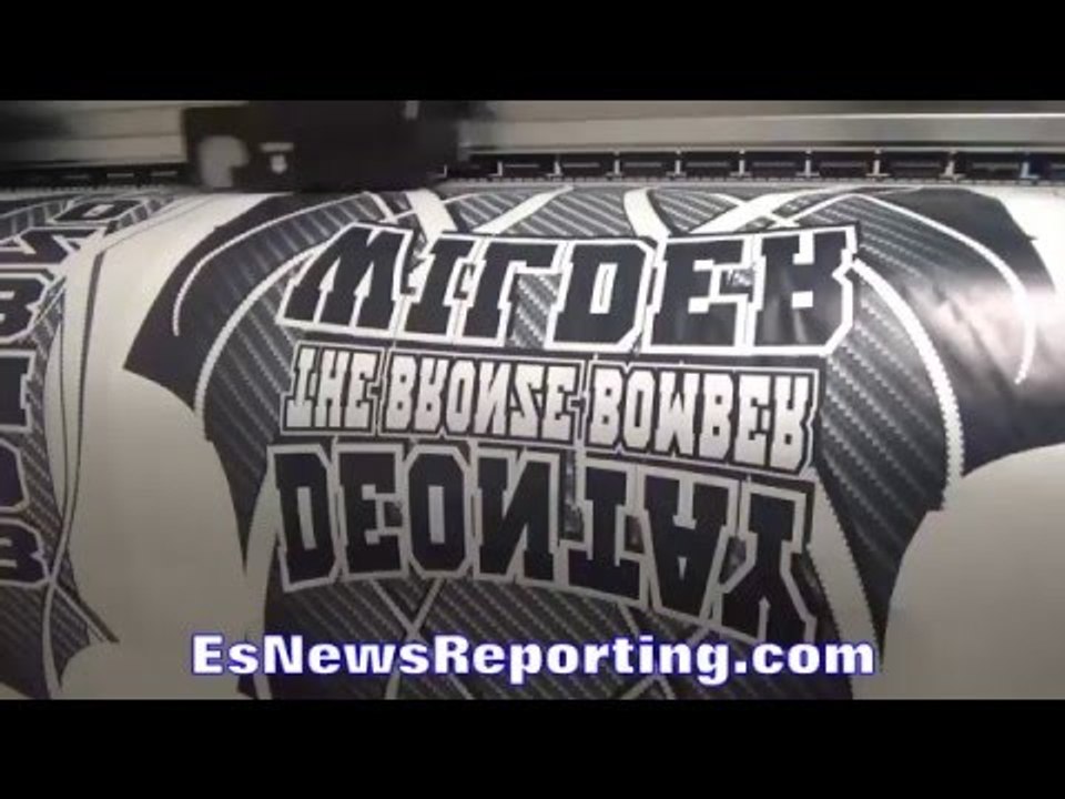 Eddie Aguilera gives sneak peek into Deontay Wilder ring attire for Wilder/Szpilka - EsNews Boxing