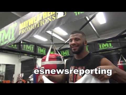 BADOU JACK AND EDDIE MUSTAFA MUHAMMAD AT MAYWEATHER BOXING CLUB EsNews Boxing