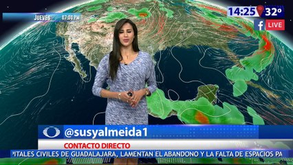 Susana Almeida Pronostico del Tiempo 26 de Mayo de 2017  Vespertino