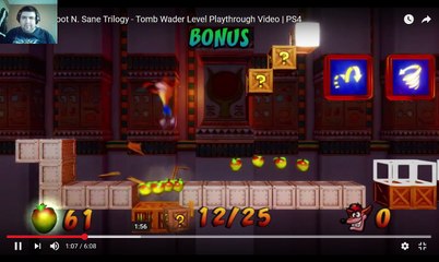 My Reaction to Crash Bandicoot 'N Sanity's Tomb Wader