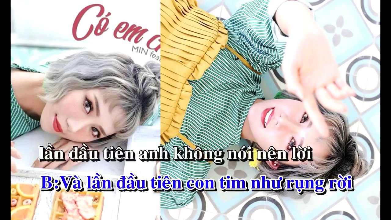 karaoke Có Em Chờ (Acoustic Version) - Min, Mr. A