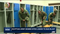 i24NEWS DESK | Egyptian army bombs sites linked to bus blast | Friday, May 26th 2017