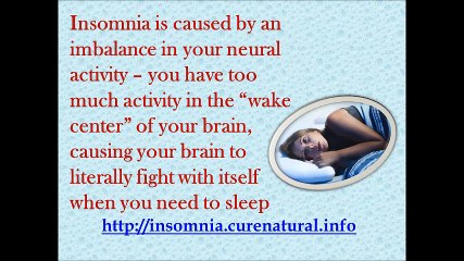 Memory Loss and Insomnia, Best Remedies